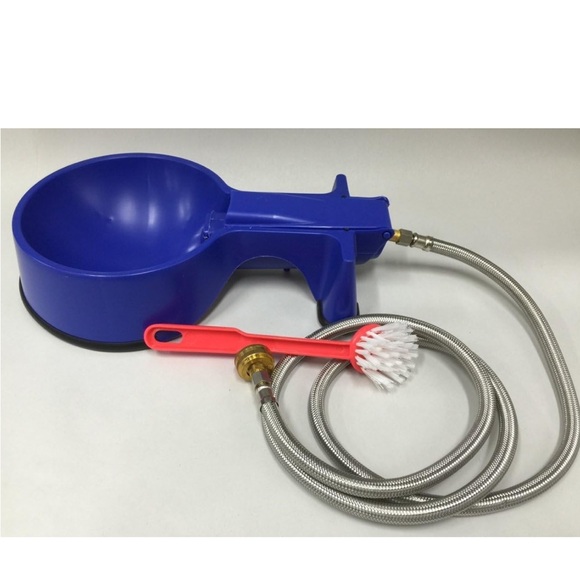 Easy Clean Auto-fill Water Bowl Auto-Fill Dog Cat Animal Stainless Steel Hose - Picture 5 of 8